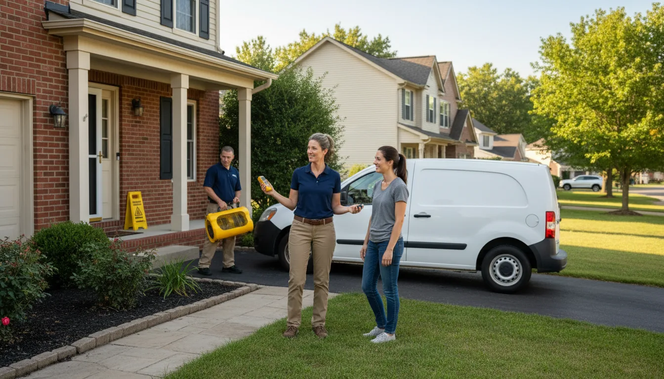 Water restoration image for Mildew Remediation in Peachtree Corners, GA